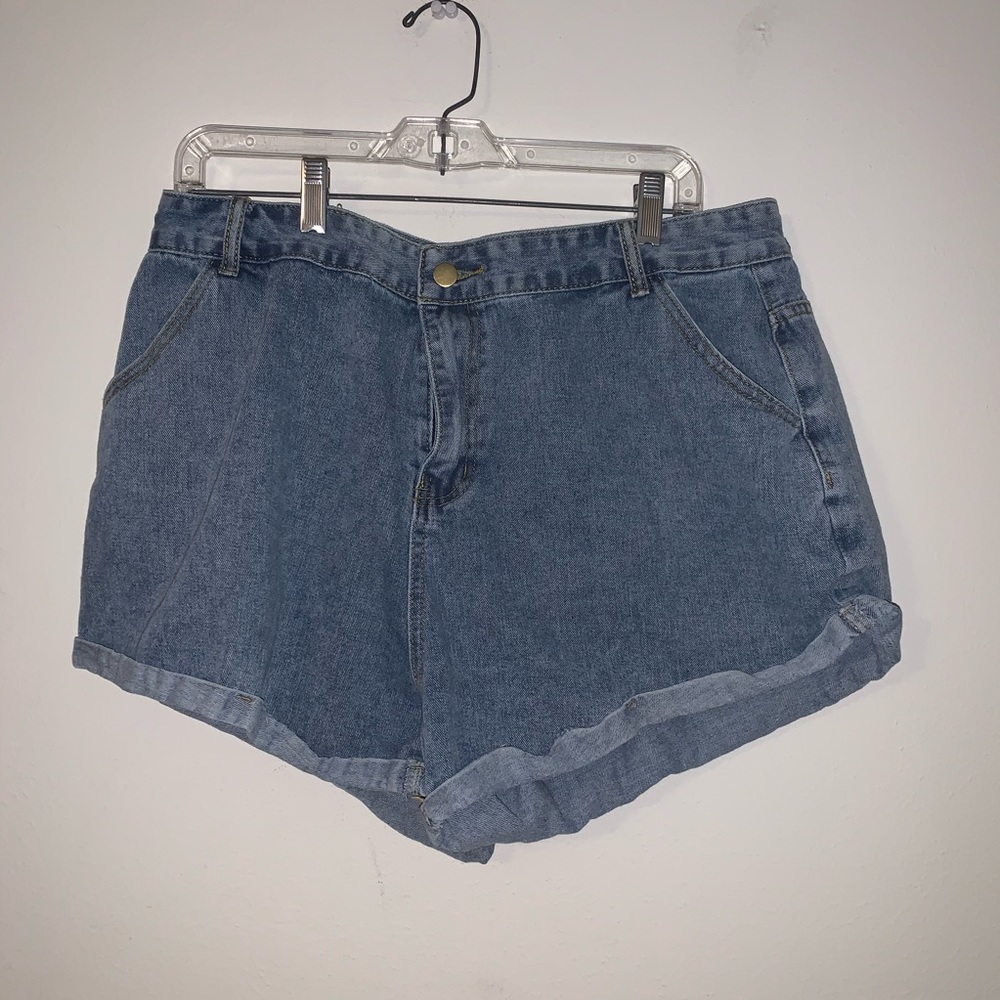 SHEIN Blue Jean Shorts NWOT